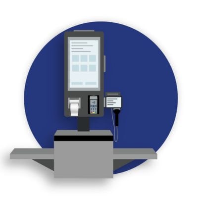 Picto représentant l'univers BORNE LIBRE SERVICE sur le site La Bobine Française - Fabrication Made in France à 33127 Saint-Jean-d’Illac.